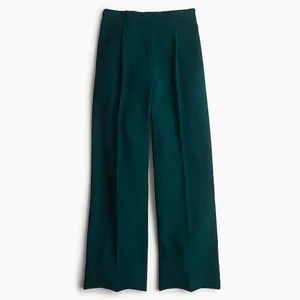 NWT Wide leg pleated pant in matte crepe, 6